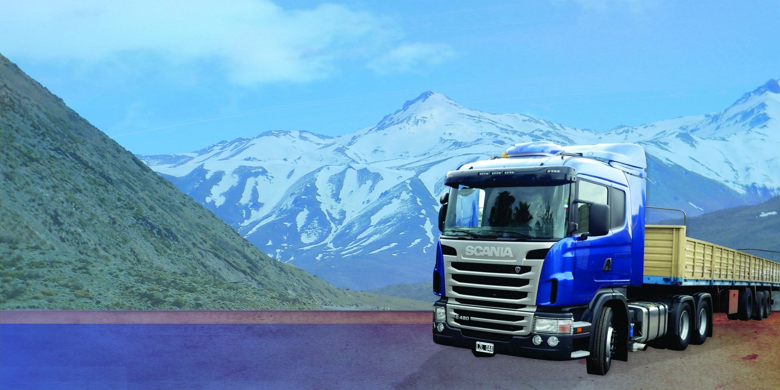 Scania en la cordillera