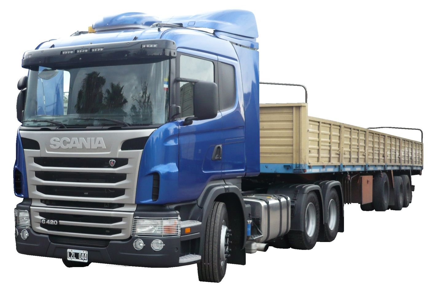 Scania azul de Transportes Merco Sud